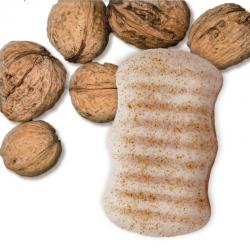 Sponge body crushed walnut